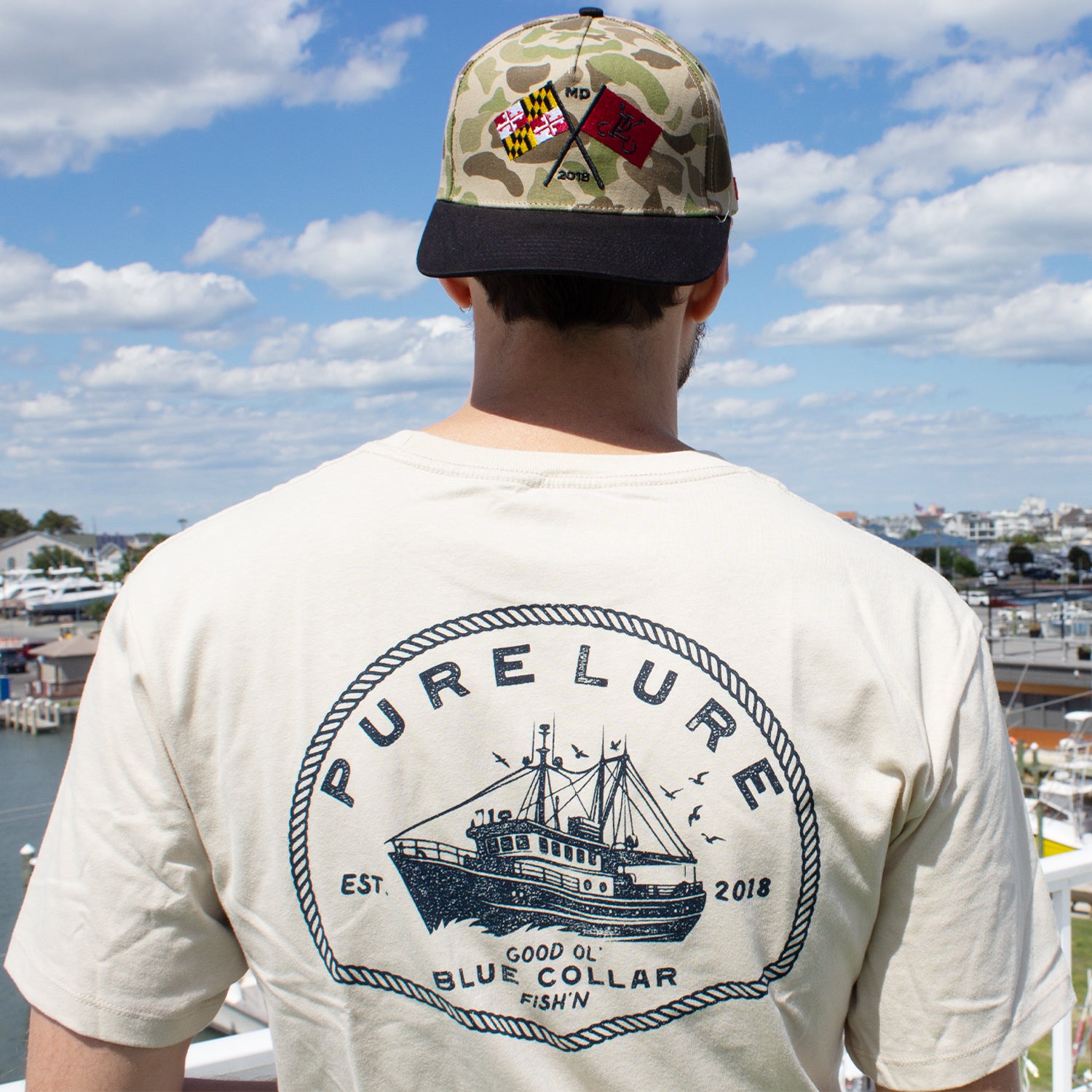 Blue Collar Fish'n T-Shirt