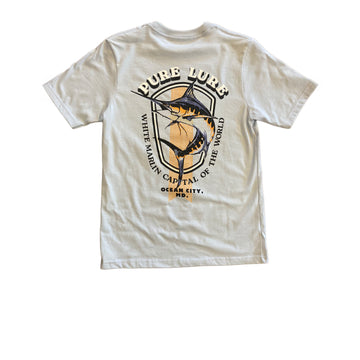White Marlin Seal Youth T-Shirt