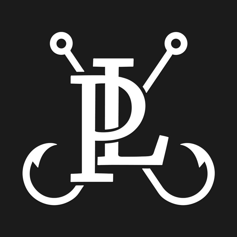 8" PL Interlock Hooks Die Cut Sticker